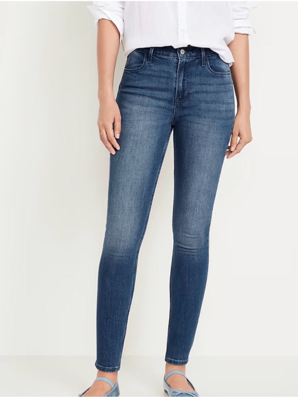 Old Navy - High-Rise Super Skinny Jeans (Size:10S)